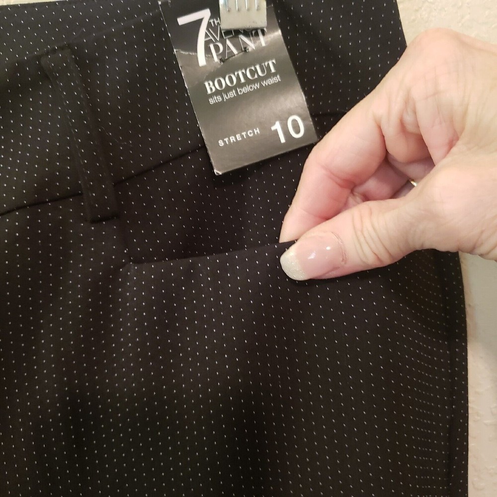 New York & Company 7th Ave Pant Stretch Boot Cut Slacks Size 10 NWT - Picture 3 of 11